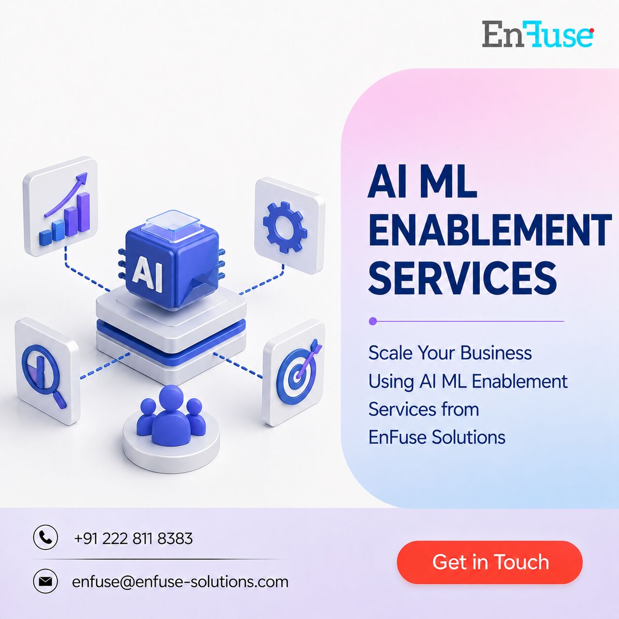 Mumbai, Marketing, Scale Your Business Using AI ML Enablement Services From EnFuse Solutions