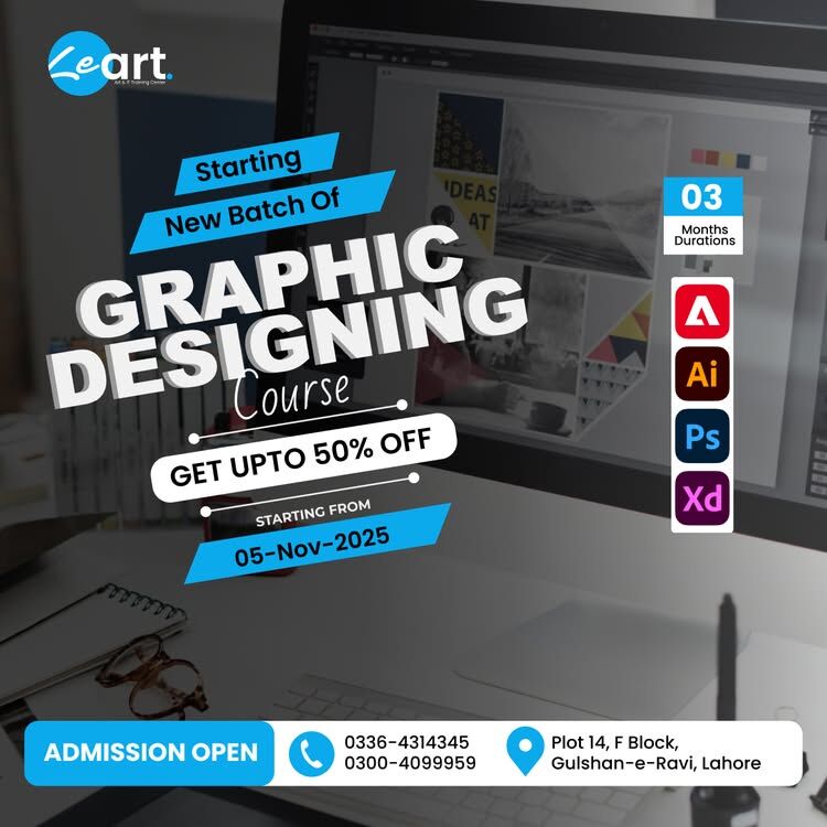 Lahore, Education, Professional Graphic Designing Course In Lahore, Advanced Graphic Design Institute
