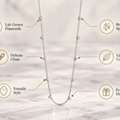 GBP 2950,  Luxury Lab Grown Diamond Necklace: Timeless Elegance & Brilliance