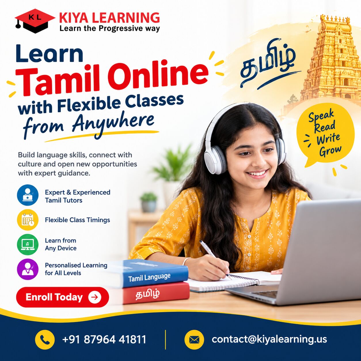 New York, Education, Learn Tamil Online With Flexible Classes From Anywhere