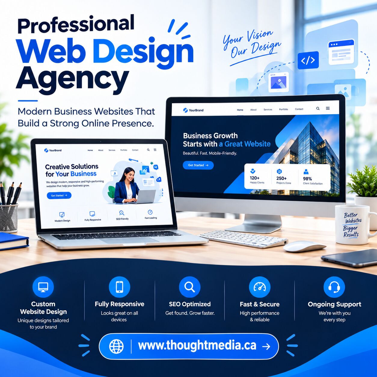 Toronto, Web Design & Development, Professional Web Design Agency For Modern Business Websites