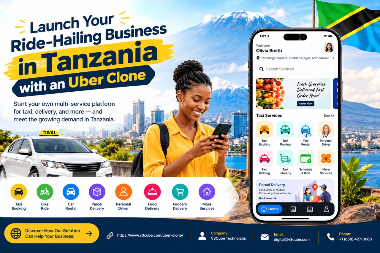 Dar es Salaam, Software Development, Launch Your Ride-Hailing Business In Tanzania With An Uber Clone