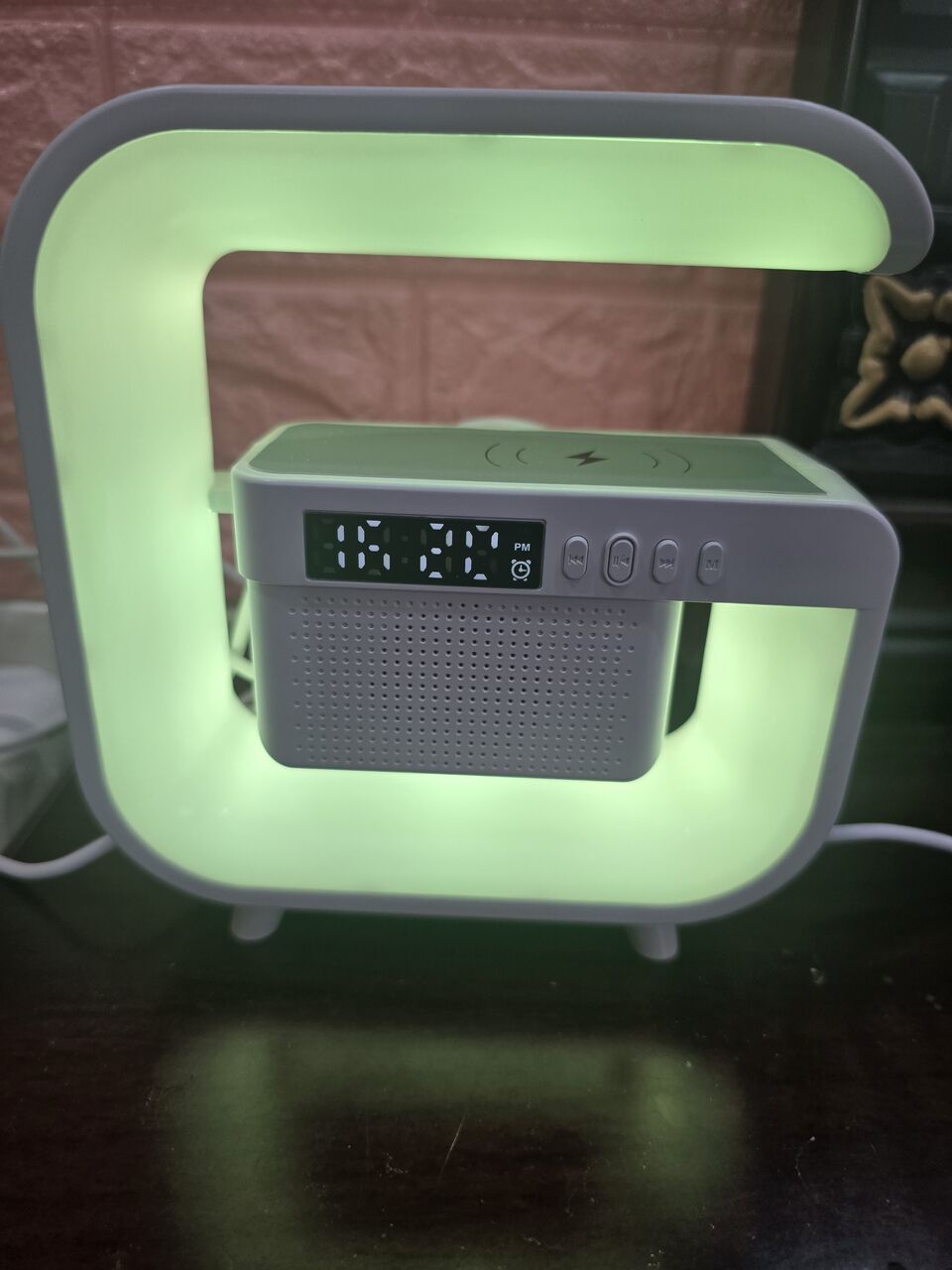 Al Malaz, Electronics, SAR 20,  Desk Alarm Clock Multifunction Night Light Wireless Charging
