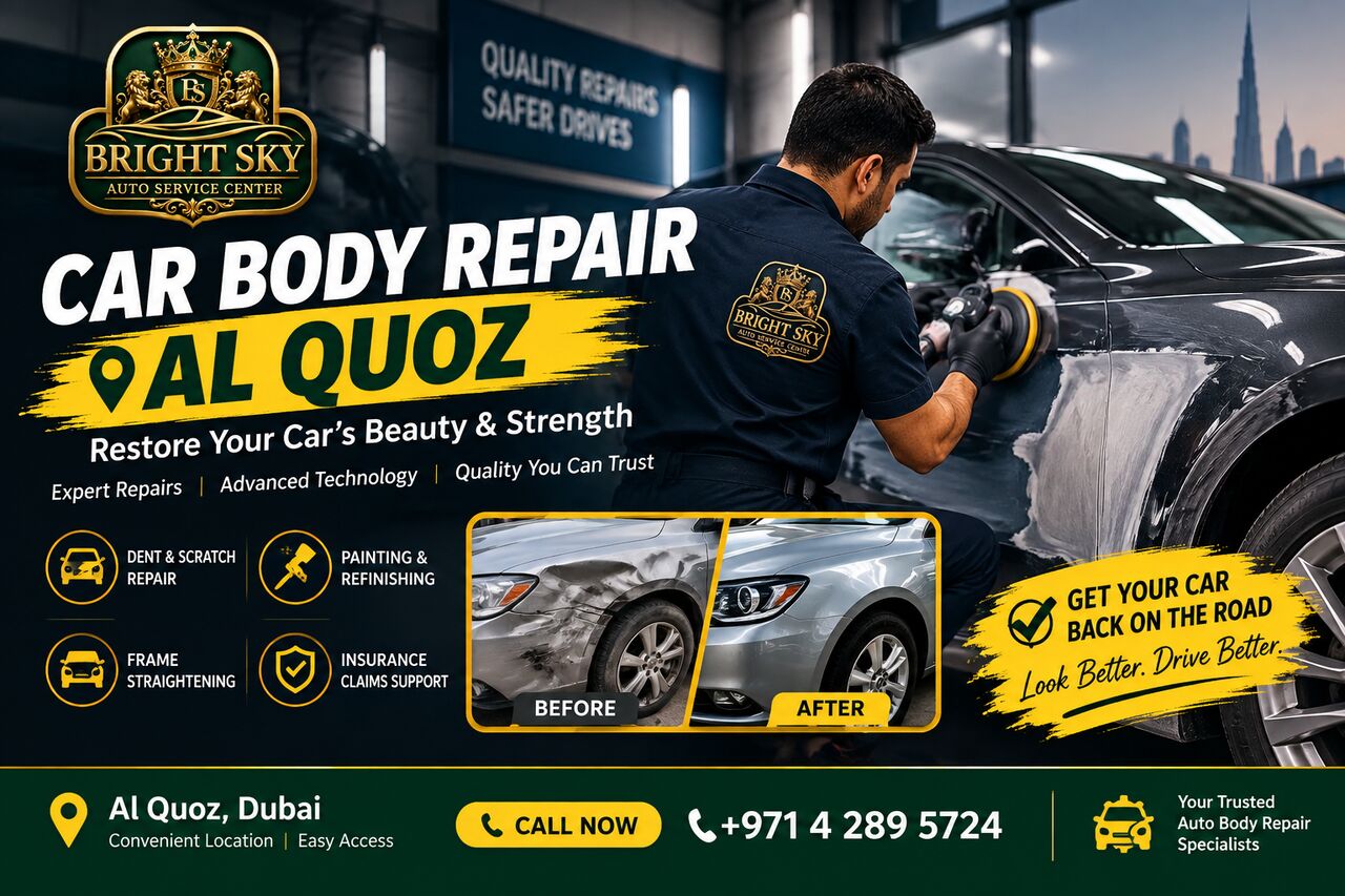 Dubai, Business, Expert Car Body Repair Al Quoz For Quality Exterior Restoration