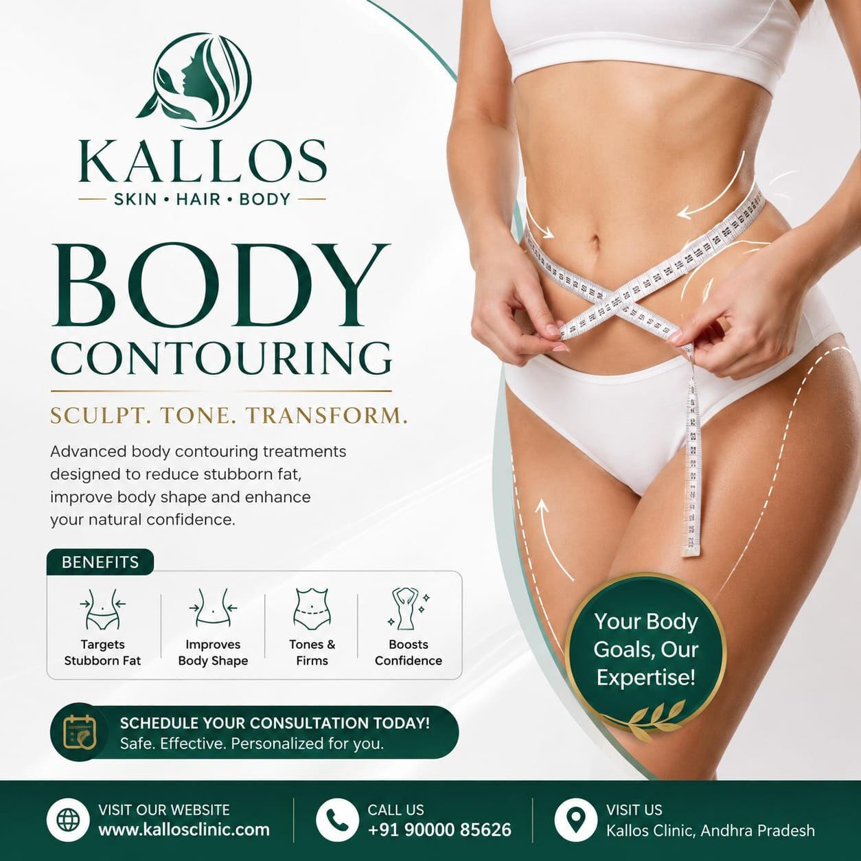 Kurnool, Health, Body Contouring Treatment In Andhra Pradesh | Kallos Clinic