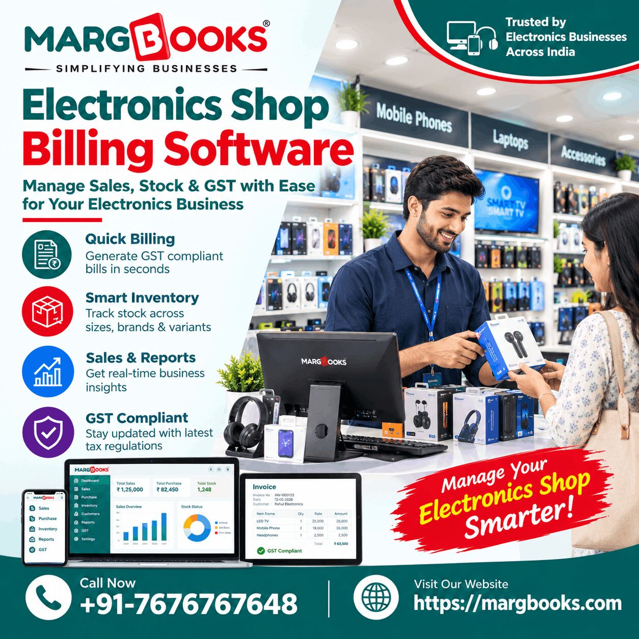 Noida, Accounting, Electronics Shop Billing Software For Easy Management