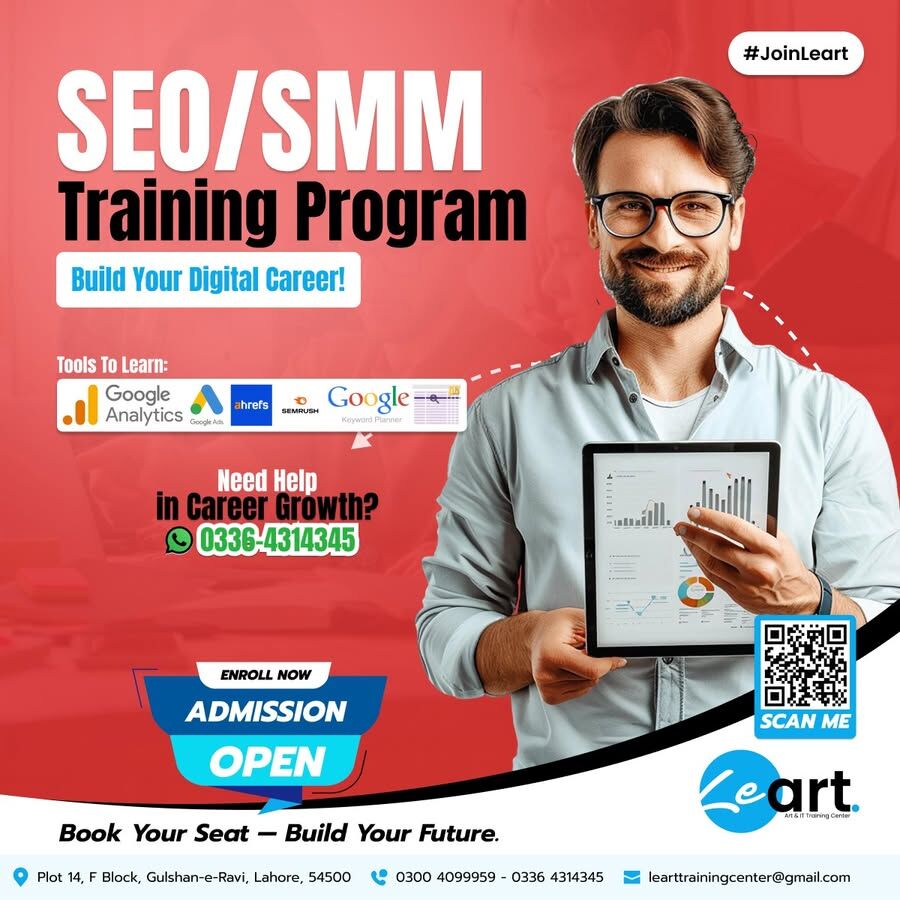 Lahore, Education, SEO & SMM Digital Marketing Course In Lahore, Search Engine Optimization Training