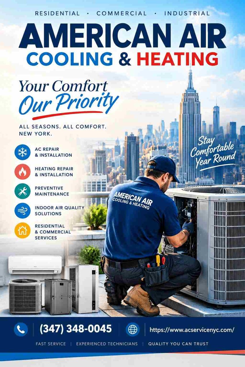 New York, Air Conditioning, American Air Cooling & Heating