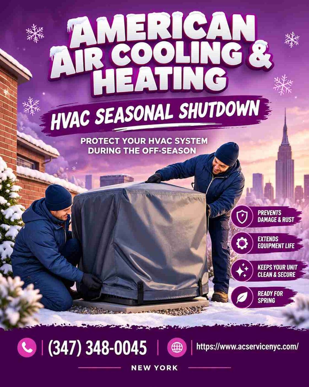 New York, Air Conditioning, American Air Cooling & Heating