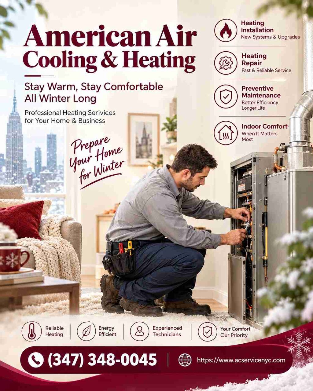 New York, Air Conditioning, American Air Cooling & Heating