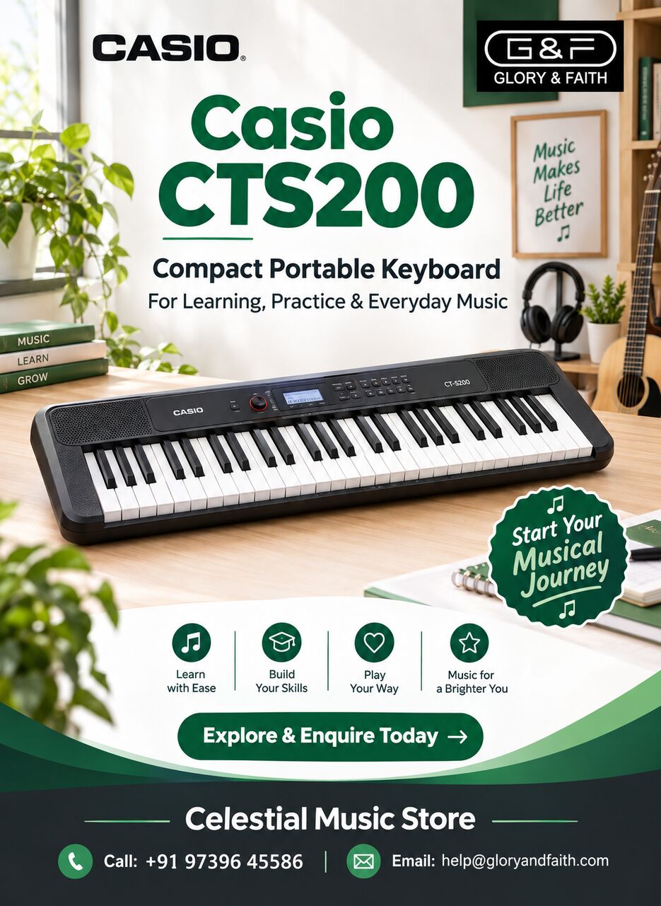 Mumbai, Marketing, Casio CTS200 Keyboard For Easy Musical Learning