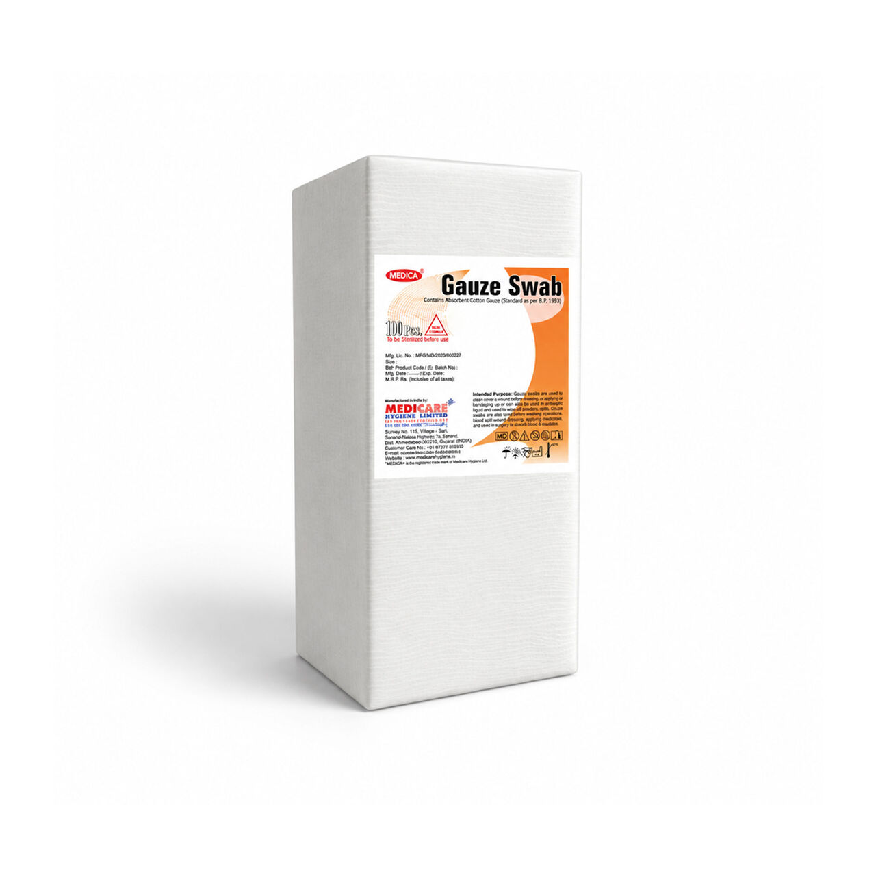 Cape Town, Wholesale Products, Buy Unsterile Gauze Swabs In Bulk &ndash; CE MDR Certified &ndash; Medicare Hygiene Limited