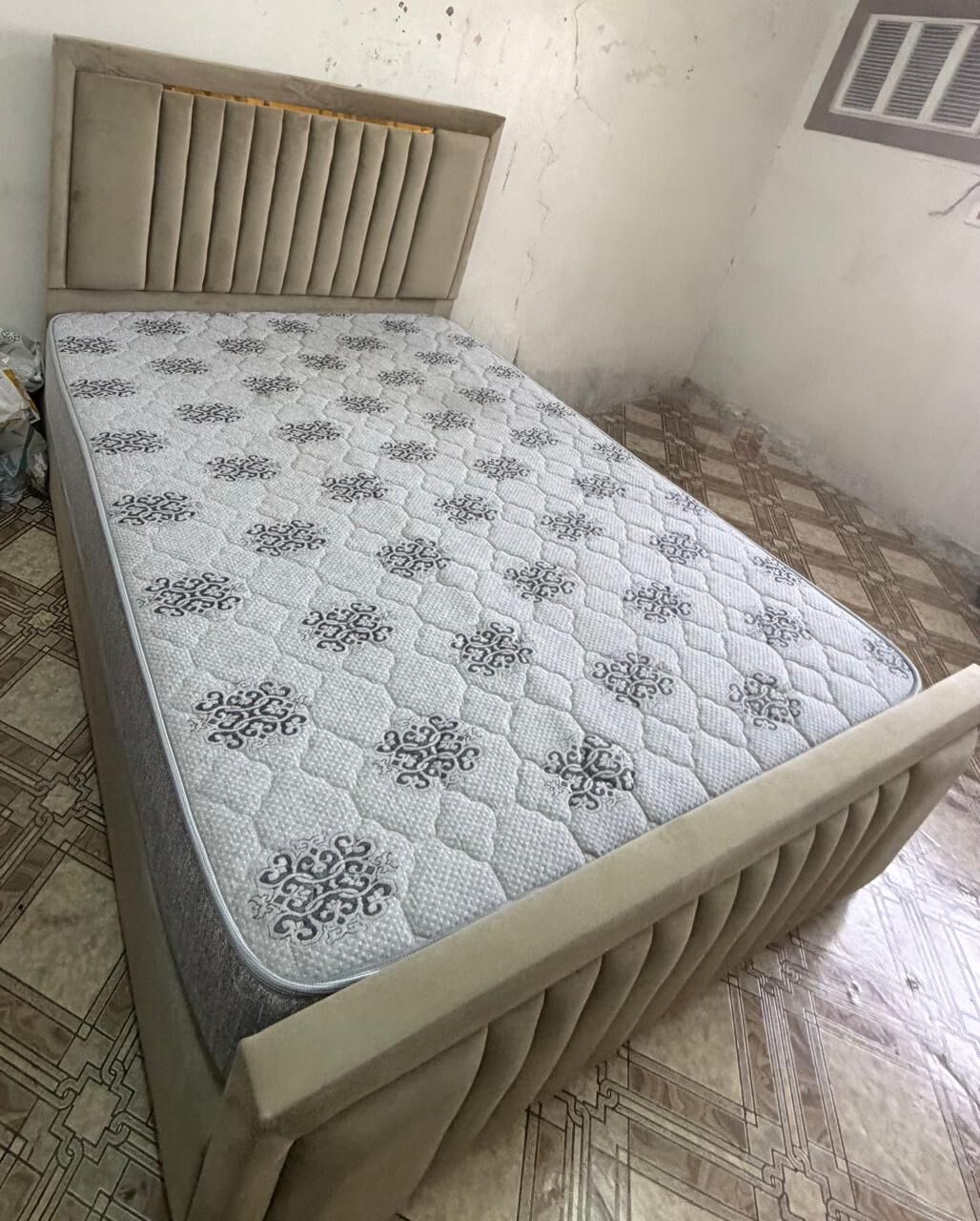 Jubail, Furniture, SAR 1000,  Bed With Premium Mattress For Sale &ndash; Jubail