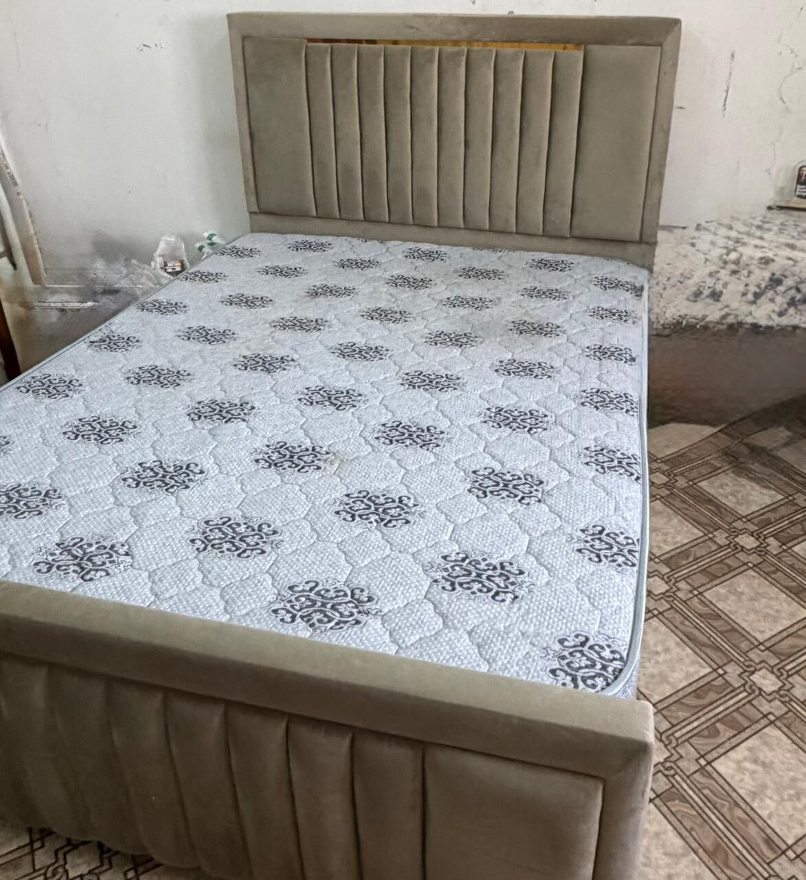 Jubail, Furniture, SAR 1000,  Bed With Premium Mattress For Sale &ndash; Jubail