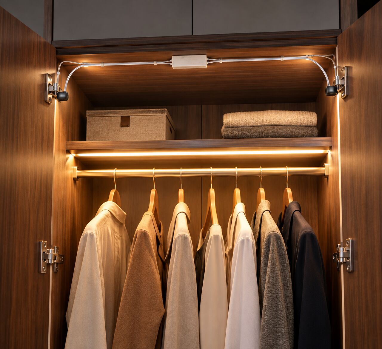 Noida, Electronics, Wardrobe Lighting Systems: Sensor Options For Cabinets