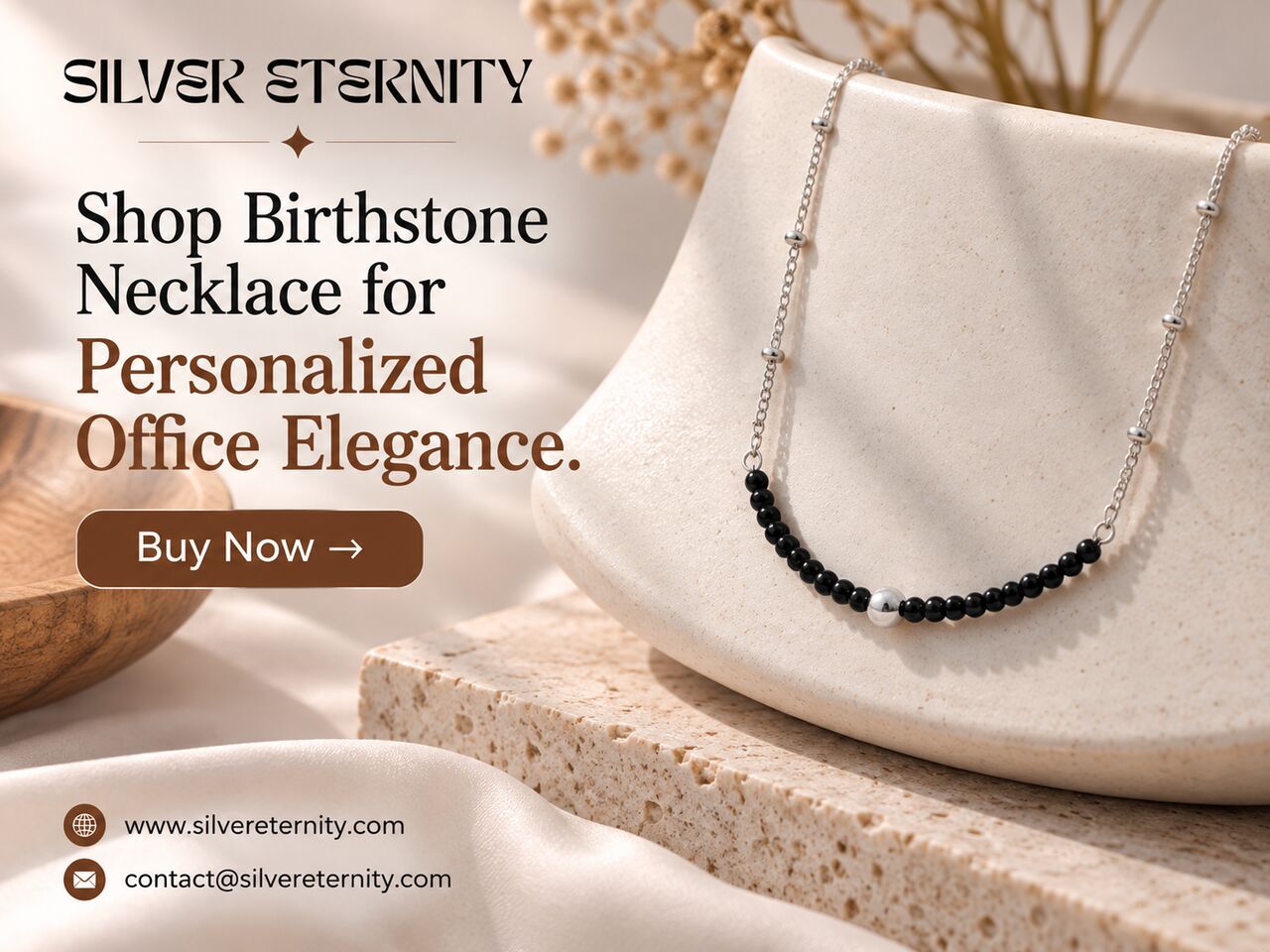 Jaipur, Jewelry, INR 5000,  Buy Now Shop Birthstone Necklace For Personalized Office Elegance