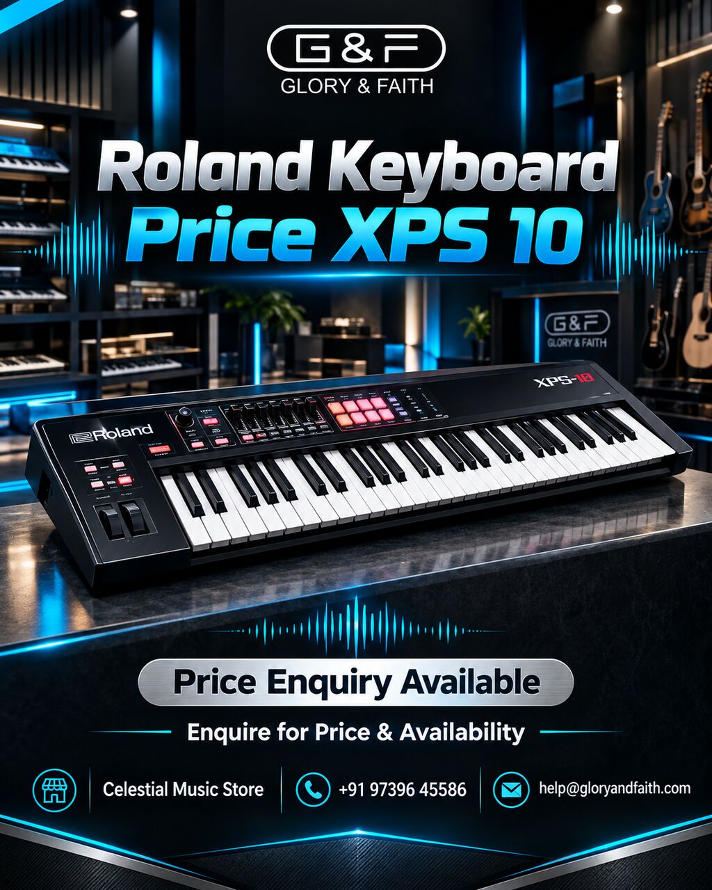 Mumbai, Marketing, Roland Keyboard Price XPS 10 &ndash; Professional Synthesizer For Musicians