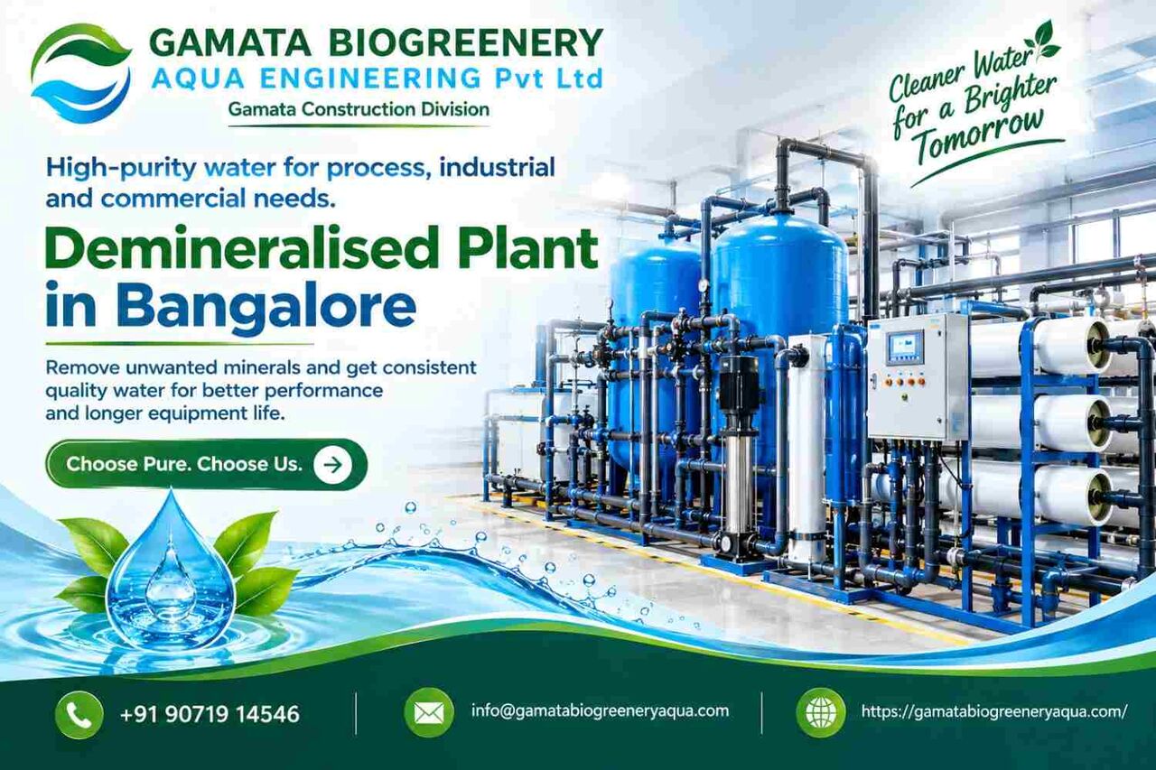 Bangalore, Construction, Demineralised Plant In Bangalore