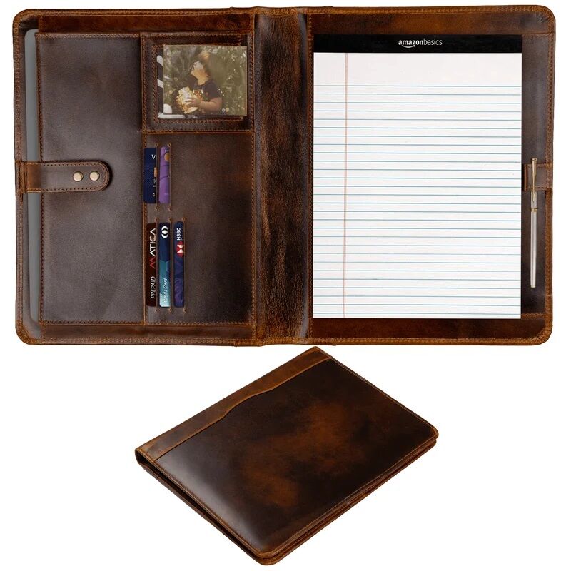 New York, Business, Leather Portfolio Organizer