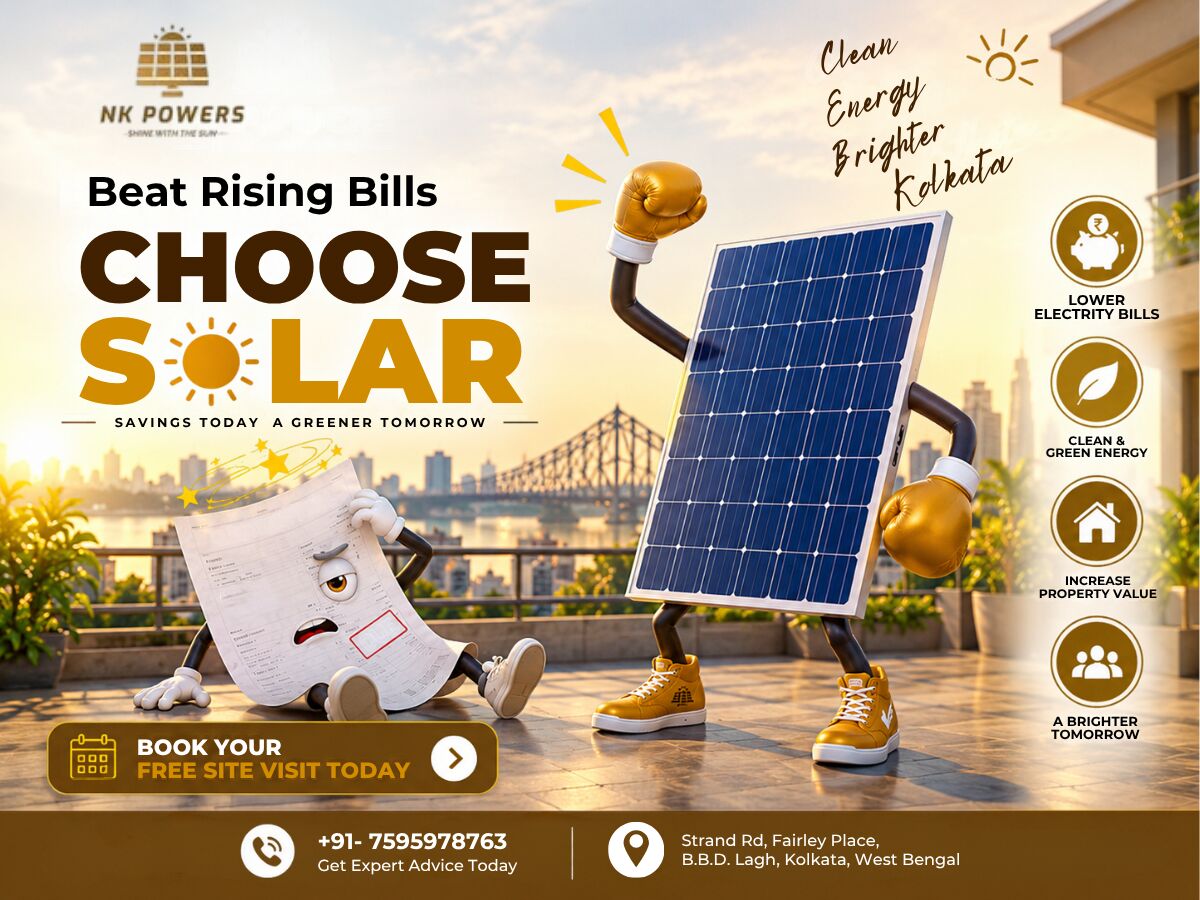 Kolkata, Health, Solar Company In Fairley Place, Kolkata - NK Powers