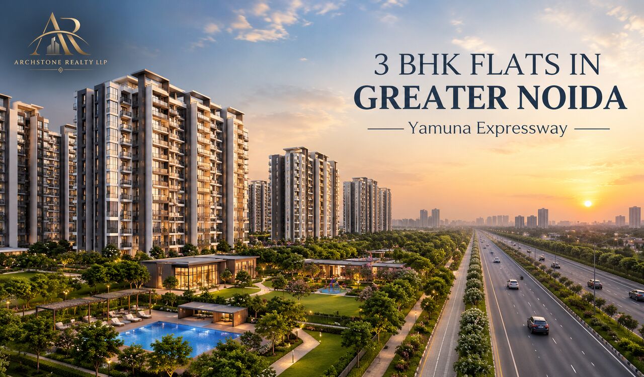 Greater Noida, Real Estate, 3 BHK Flats In Greater Noida And Yamuna Expressway