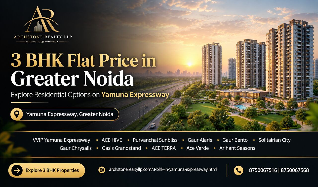 Greater Noida, Real Estate, 3 BHK Flats In Greater Noida And Yamuna Expressway