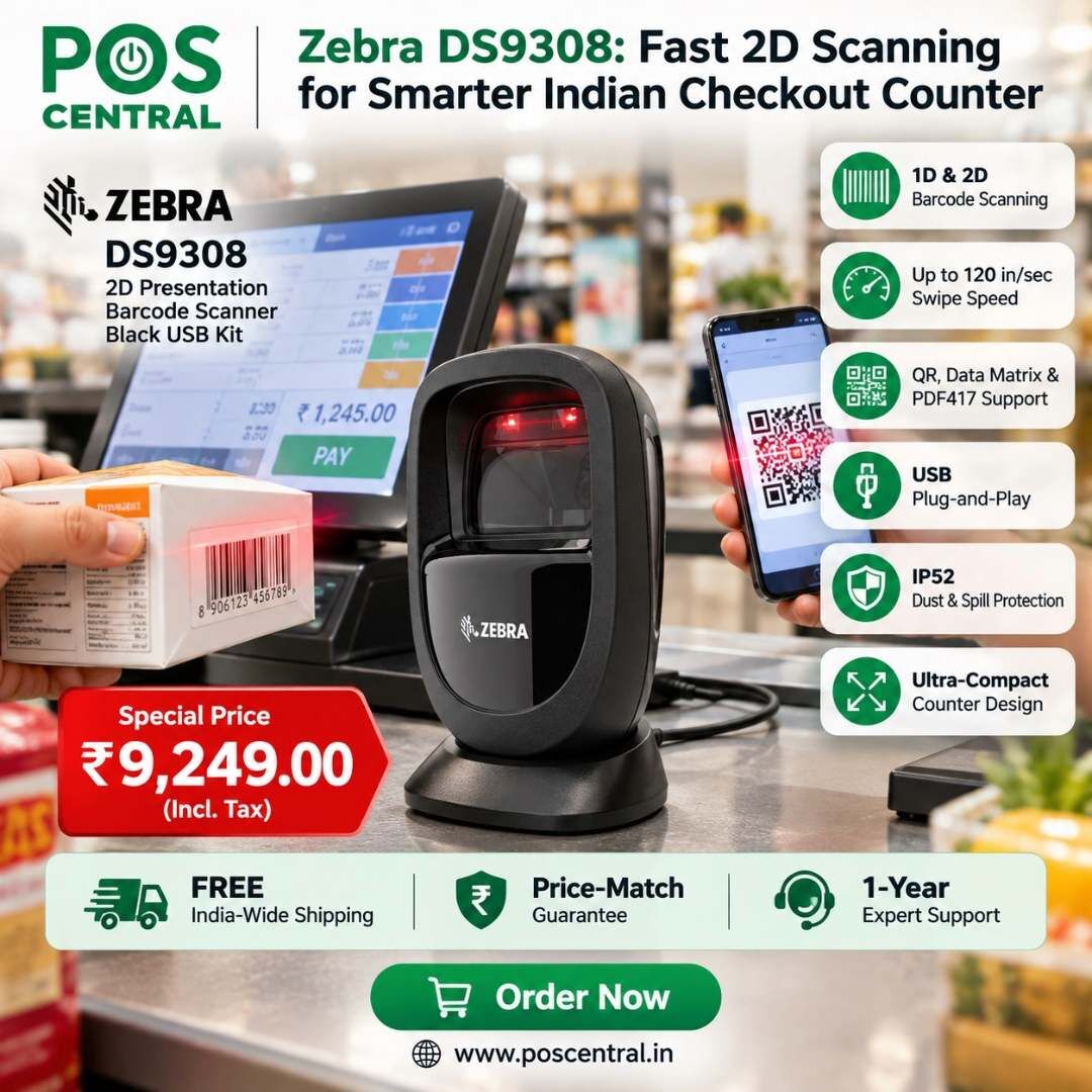 Noida, Computers, INR 9249,  Shop Zebra DS9308 2D Barcode Scanner At Lowest Price In India