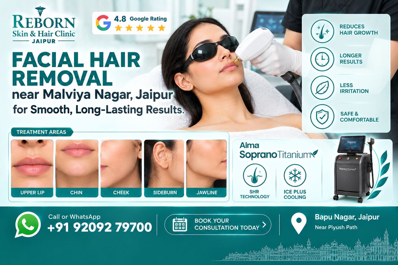 Jaipur, Health & Beauty Items, INR 3000,  Facial Hair Removal Laser Treatment Near Malviya Nagar