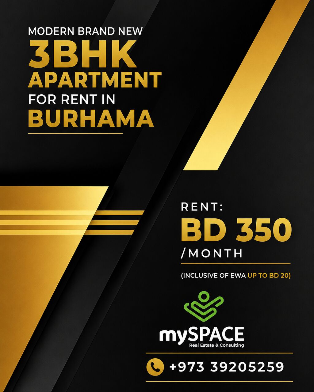 Burhama, Apartments, Flats, Houses & Villas, BHD 350/month,  3 BR,  MODERN BRAND NEW  APARTMENT FOR RENT IN BURHAMA