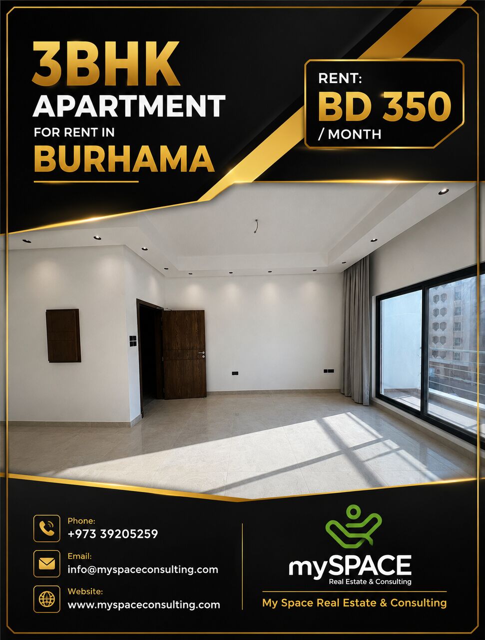 Burhama, Apartments, Flats, Houses & Villas, BHD 350/month,  3 BR,  MODERN BRAND NEW  APARTMENT FOR RENT IN BURHAMA