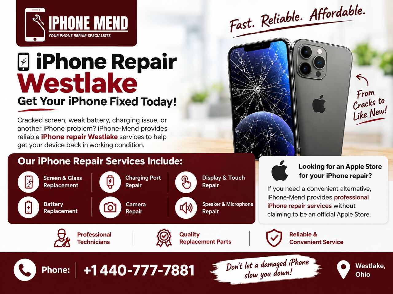 New York, Appliance Repair, IPhone Repair Westlake &ndash; Reliable Service By IPhone-Mend