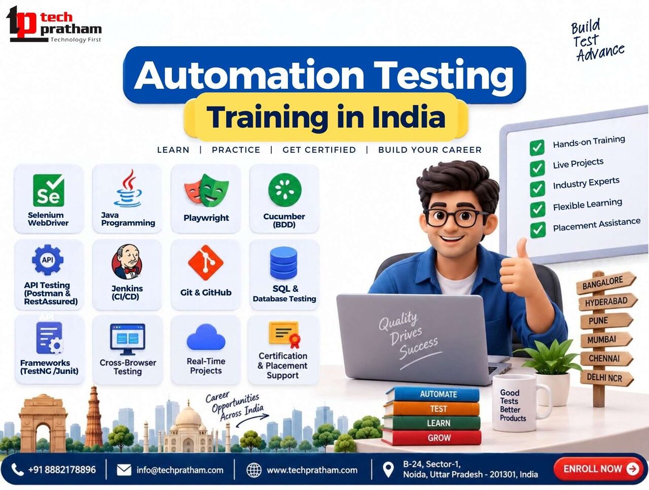 Noida, Education, What Can You Learn From Automation Testing Training In India