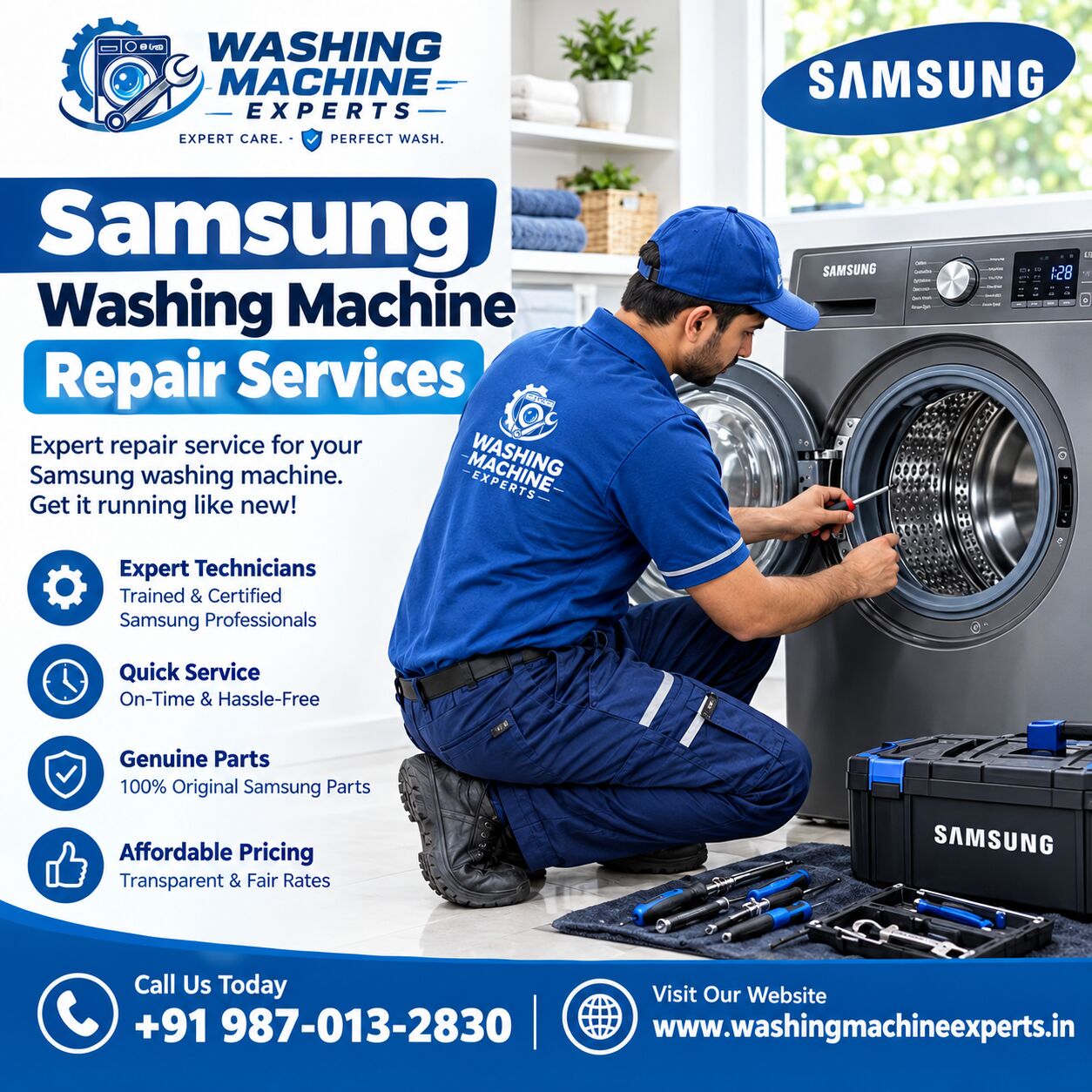 Gurugram, Technical, Samsung Washing Machine Repair Delhi | Expert Home Service