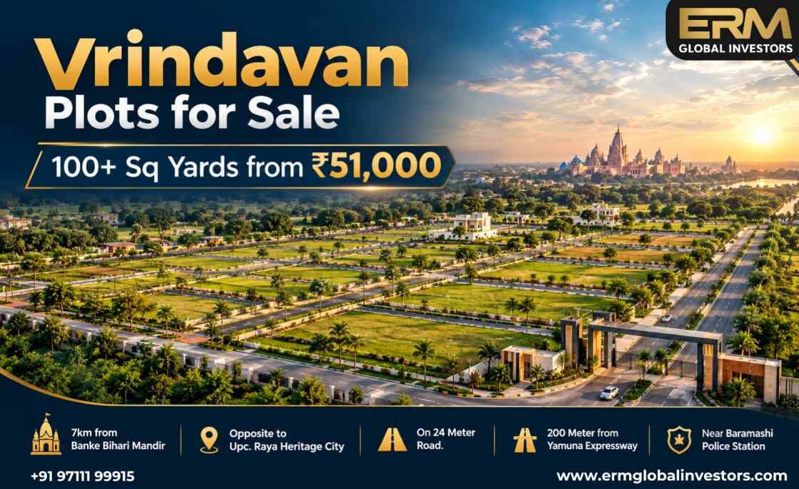 Noida, Residential Plots, Vrindavan Plots For Sale | 100+ Sq Yards From ₹51,000