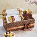 Classic Chocolate Gift Hamper With Macarons & Nuts