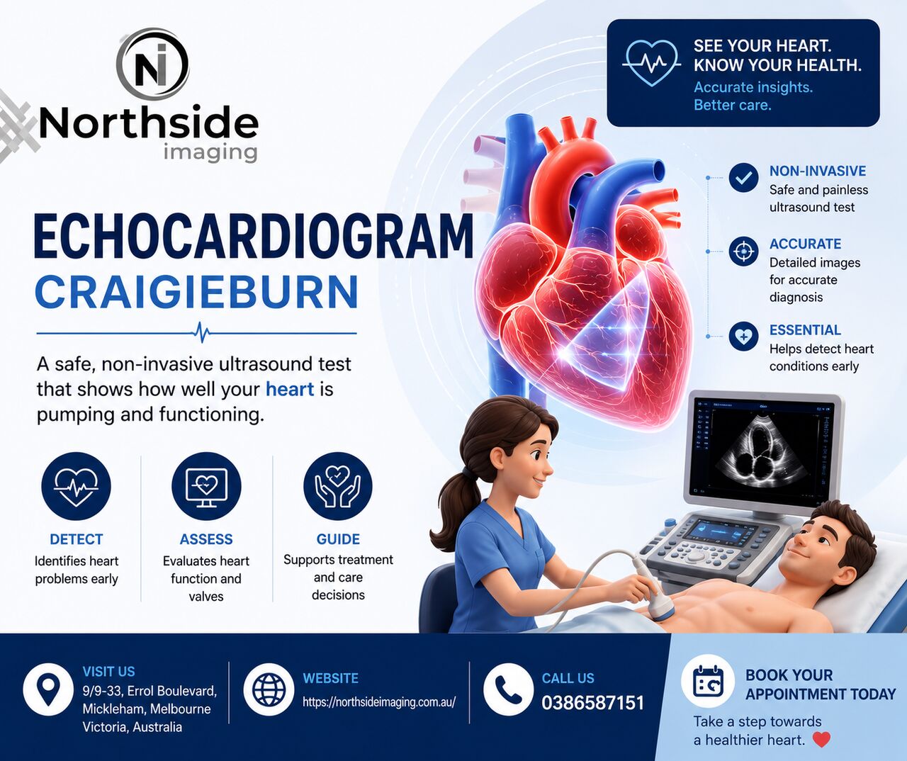 Melbourne, Medical, Echo  Craigieburn