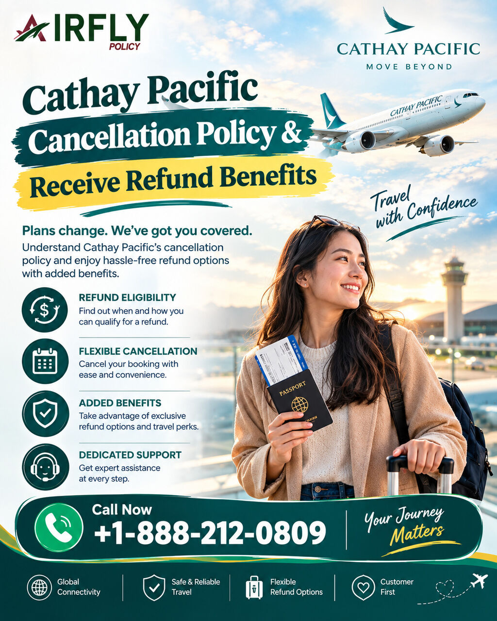 New York, Travel, Cathay Pacific Cancellation Policy & Receive Refund Benefits