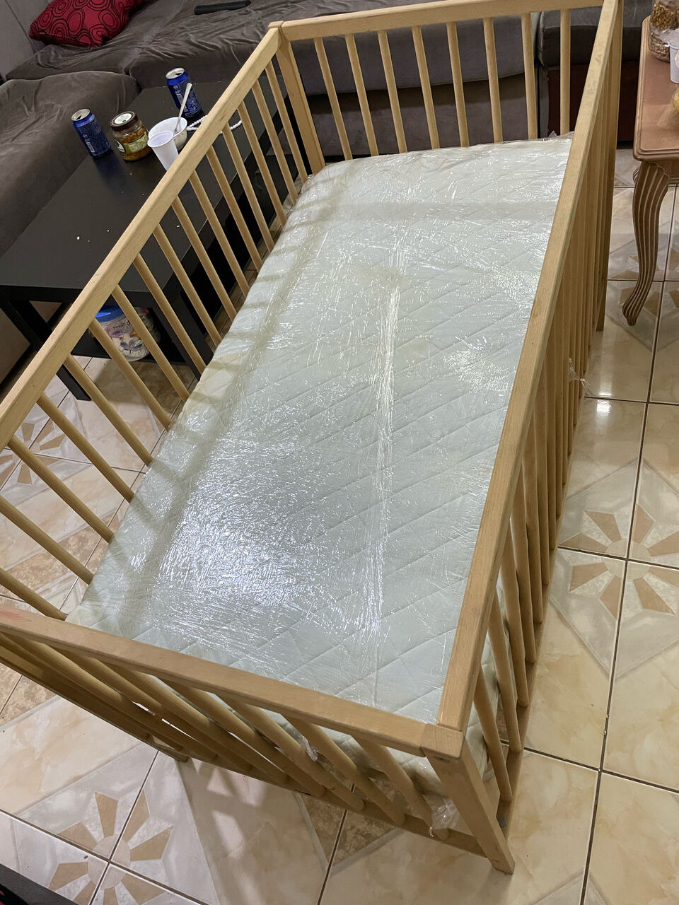 Jeddah, Furniture, SAR 200,  Baby Bed With Matress (Ikea)
