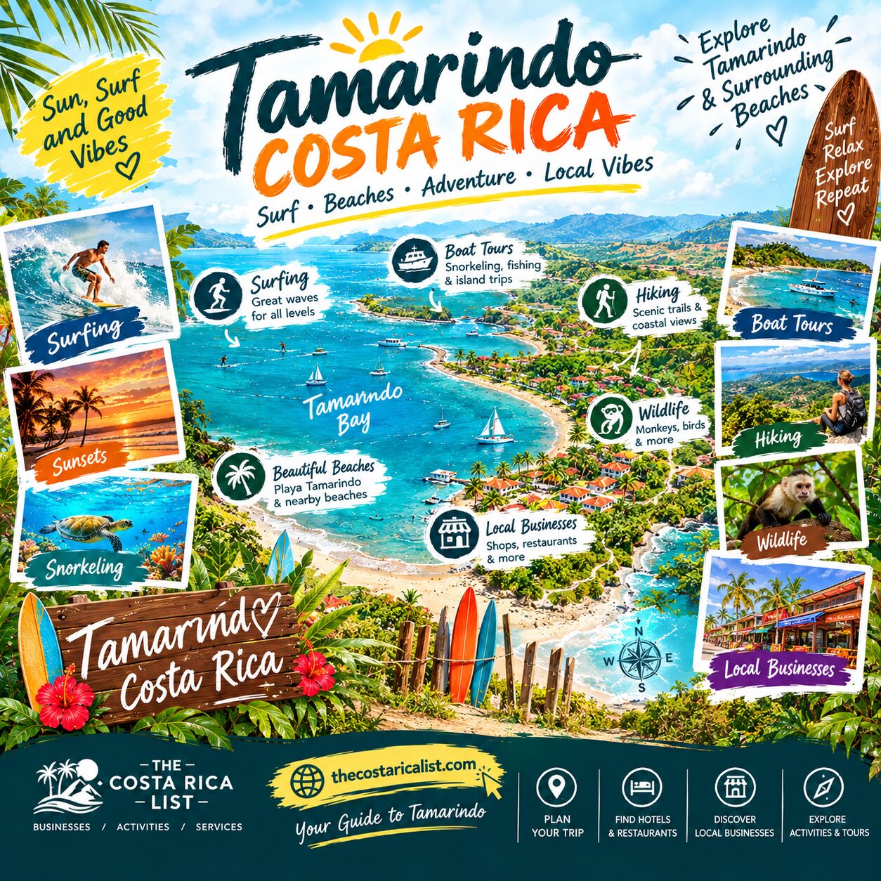 San José, Business, Discover Tamarindo Costa Rica Surf, Beaches, Tours & Local Experiences