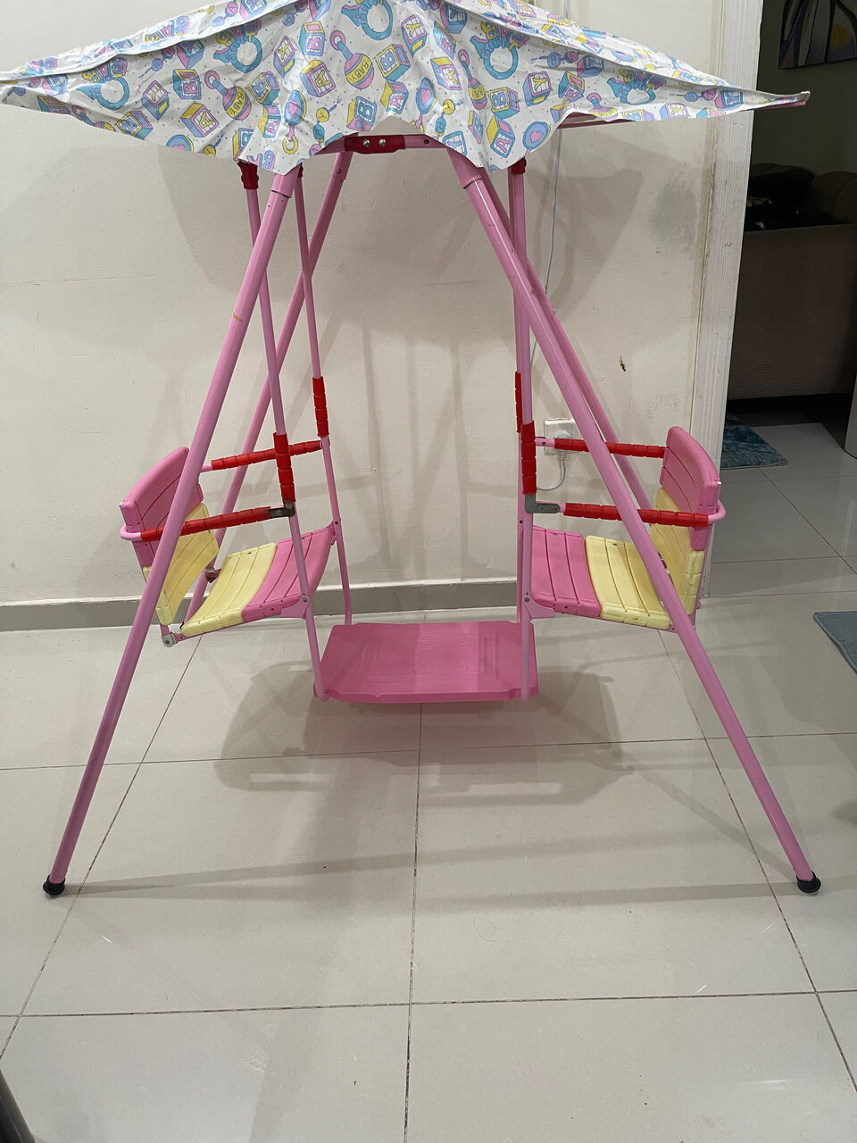 Al Aziziyah, Baby & Kid Stuff, SAR 160,  2-Seater Indoor Swing With Umbrella For Children