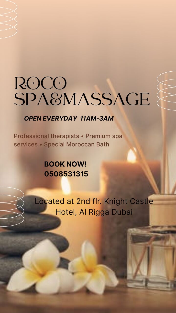 Al Rigga, Health, Indulge In A Relaxing Friday At Roco Spa&Massage