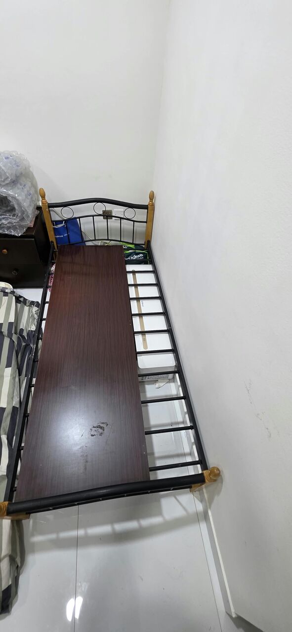 Umm Al Hassam, Furniture, BHD 15,  Metal And Wooden Bed