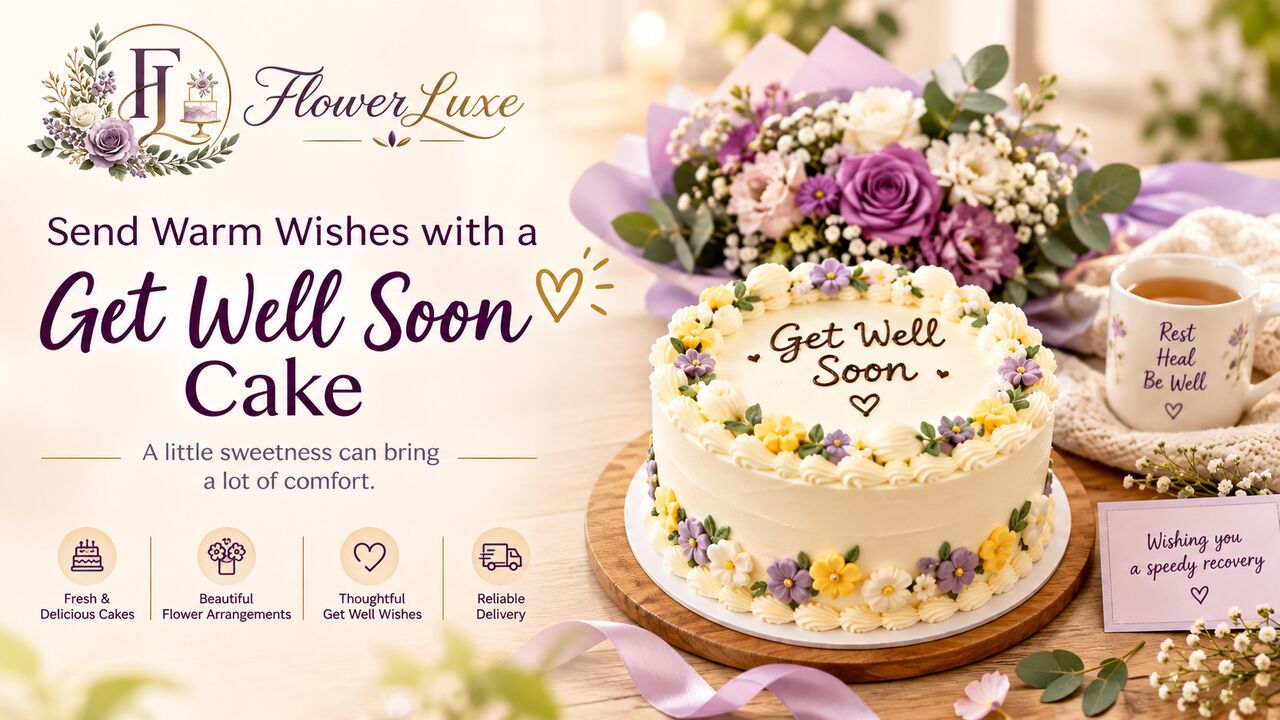New Delhi, Food, Get Well Soon Cake For Sweet Recovery Wishes