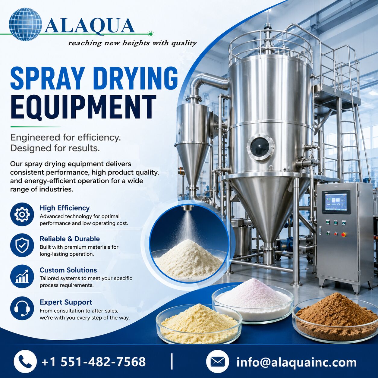 New York, Machinery, USD 100,  Reliable Spray Drying Equipment For Industrial Processing