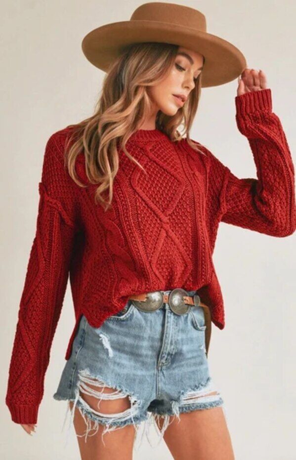 New York, Business, Cozy Cable Knit Sweaters For Women | Shop Now