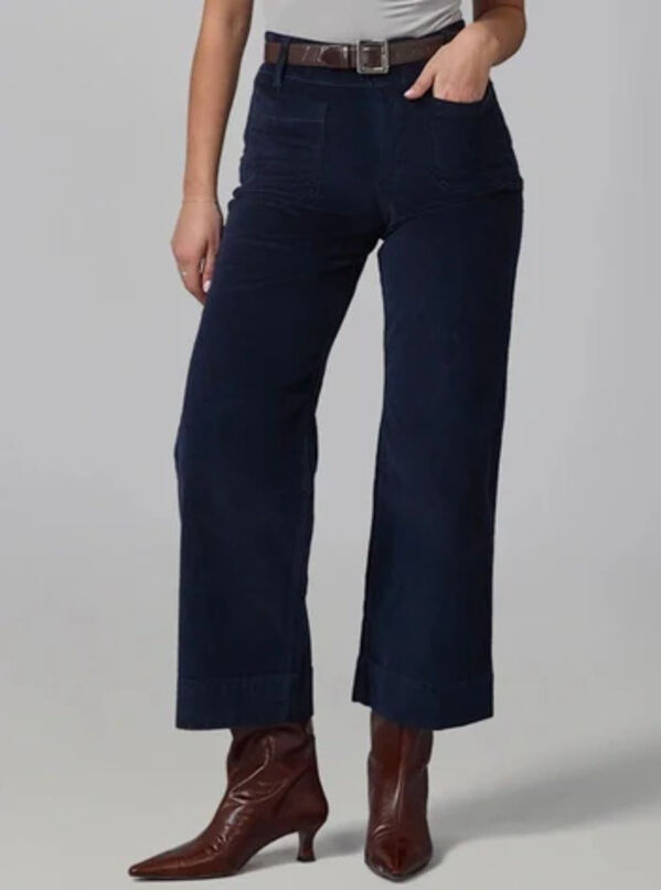 New York, Business, Stylish Wide Leg Corduroy Pants | Shop Comfort Styles