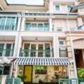 THB 89000,  24 Sq. Feet,  HR 10502 ให้เช่าทาวน์โฮมหรู 4 ชั้นย่านเลียบ