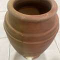 SAR 60,  Earthenware Water Pot With Spigot, 100% Natural Clay Terracotta Water Cooler