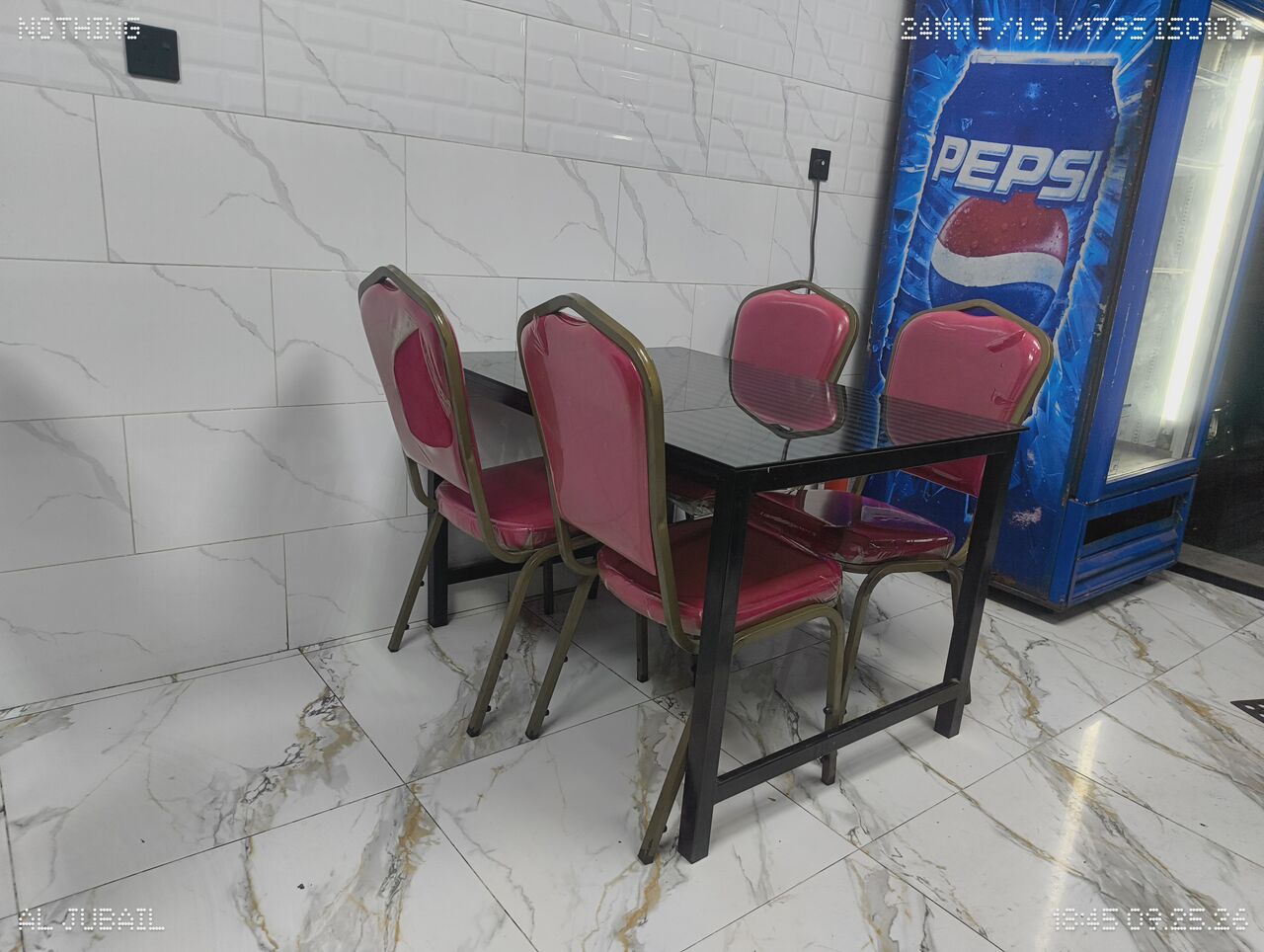 Jubail, Furniture, SAR 850,  Commercial 2 Tables And 8 Chairs Dining Set For Sale (Bofia / Restaurant)