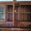 SAR 600,  Full Solid Reddish Hutch/China Cabinet With Top Glass Display+ Open Shelf +Bottom Buffet